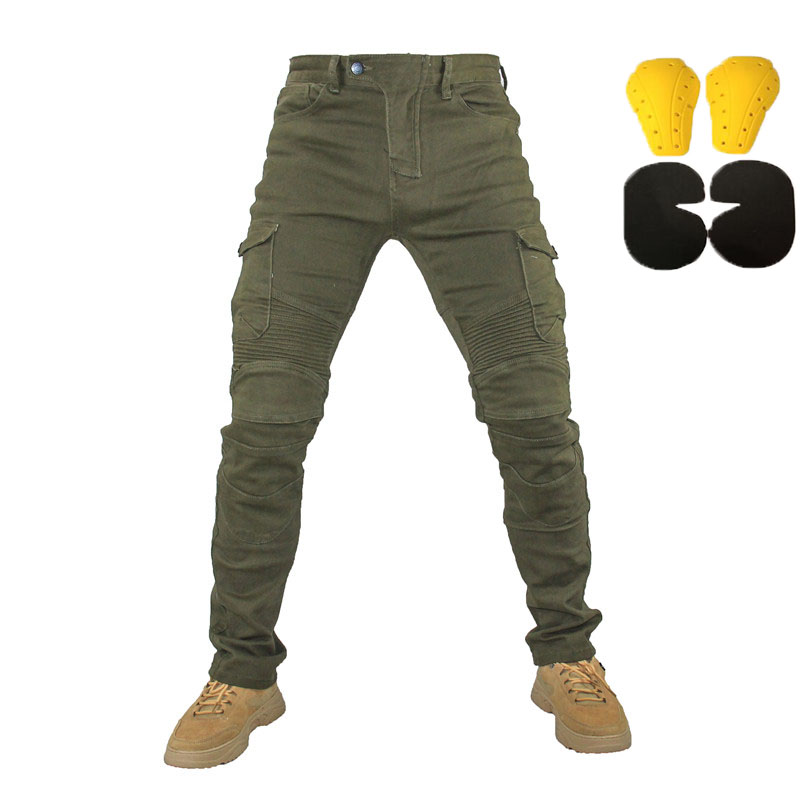 Motorcycle Gear Jeans - オートバイのジーンズ Pantalones Motocicleta Hombre フェザーベッドジーンズ標準バージョン車の乗車ズボンパンツ夏の乗馬