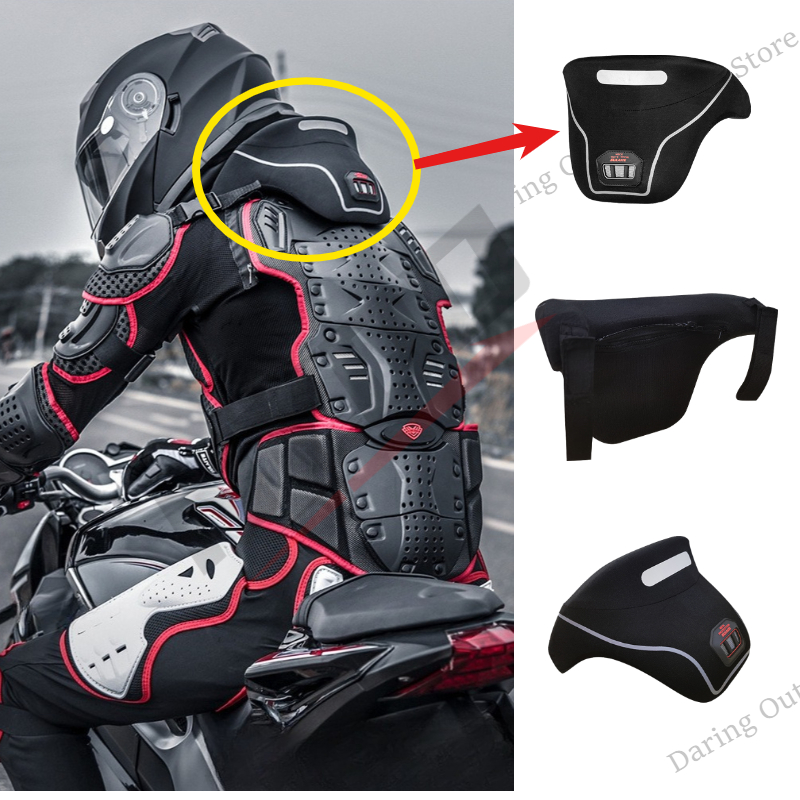 Motorcycle Wearing Gear - オートバイネックプロテクター屋外ライディングアンチフォール保護具レーシングオフロード耐摩耗性ネックガードライディング用品