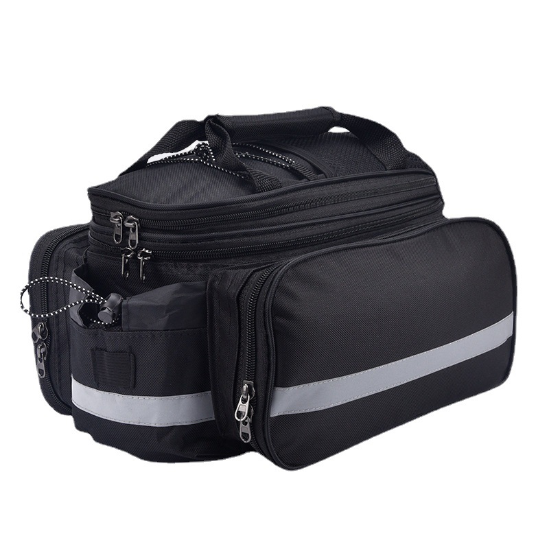 Tail Bag Rack - 自転車キャリアバッグ大容量マウンテンバイクリアラックバッグポータブル自転車サイクリングカーゴリアシートテールバッグサイクル用品