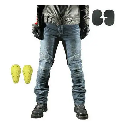 Motorcycle Gear Jeans - オートバイパンツモトジーンズモトジーンズ男性モトクロスパンツオートバイ乗馬ジーンズパンツソフトでカジュアルなインセットギア着用