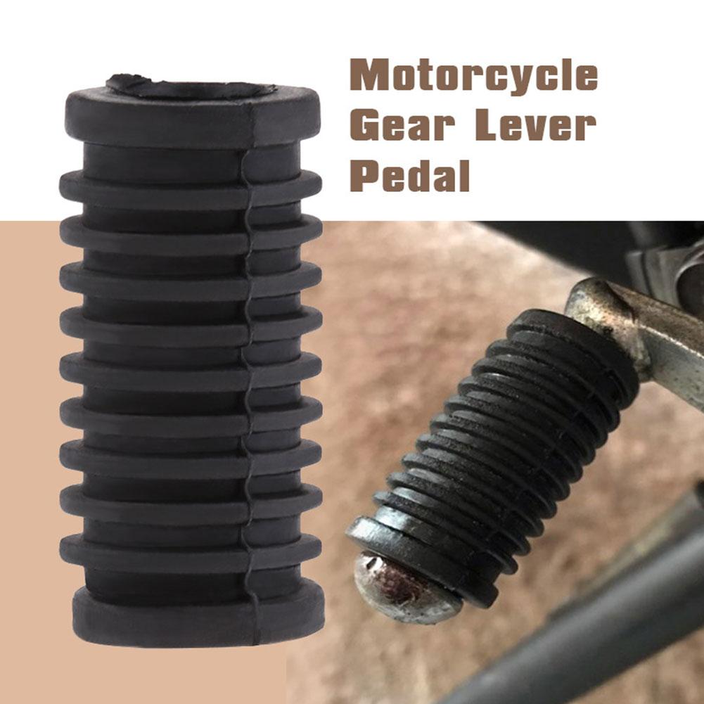 Motorcycle Gear Protection - ユニバーサルオートバイギアシフトレバーカバーラバーシフターシュープロテクター滑り止めフットペグパッドモトペダルアクセサリー