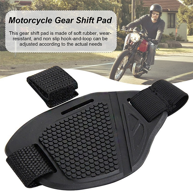 Motorcycle Gear Slipping - オートバイギアシフトパッドユニバーサル滑り止め耐摩耗性ゴム製シフターシューズプロテクター調節可能なバイクブーツガードカバー