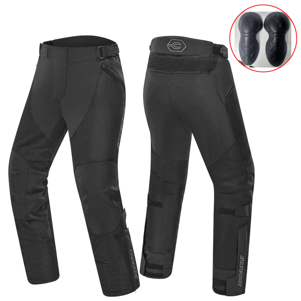 Motorcycle Wearing Gear - 夏のオートバイのパンツ通気性屋外モトクロス乗馬パンツ男性防風バイク服保護具 M-3XL