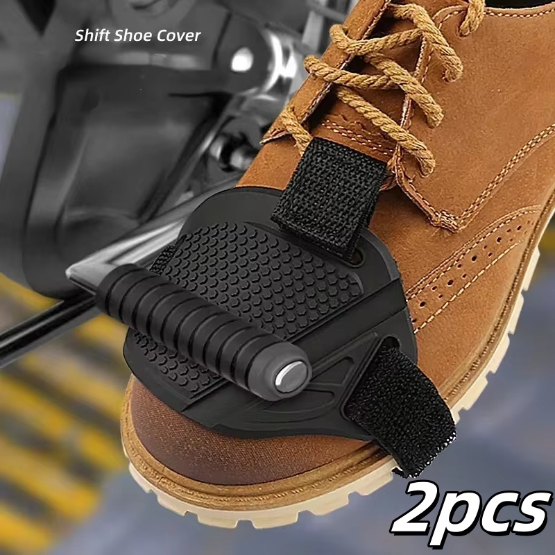 Motorcycle Gear Slipping - ゴムオートバイシフトパッドバイク滑り止めギア靴カバーオートバイモトブーツシフターガードプロテクターパッドアクセサリー