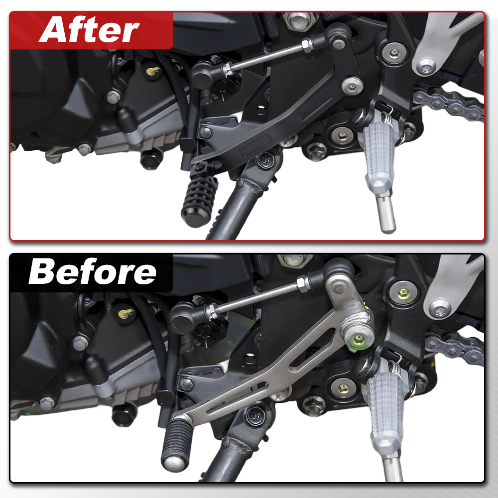オートバイギアレバー調整可能ブレーキペダルシフトレバー Ni - Motorcycle Gear Lever Extender のレビューと価格