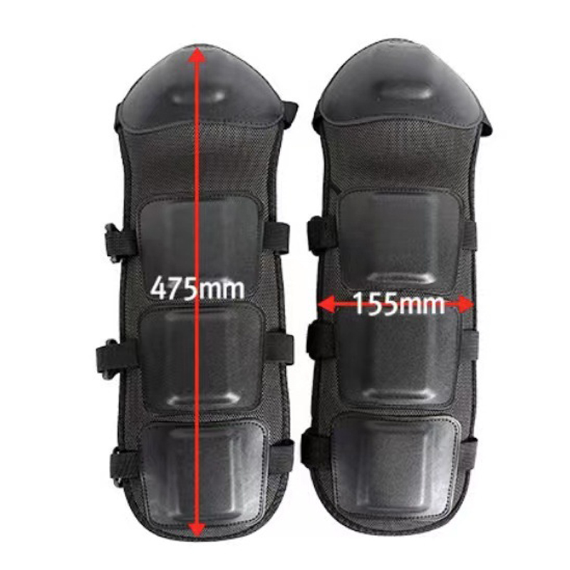 2個入り ブラック レッグプロテクター ハードEVAパッド付 - Knee Guard Hard のレビューと価格