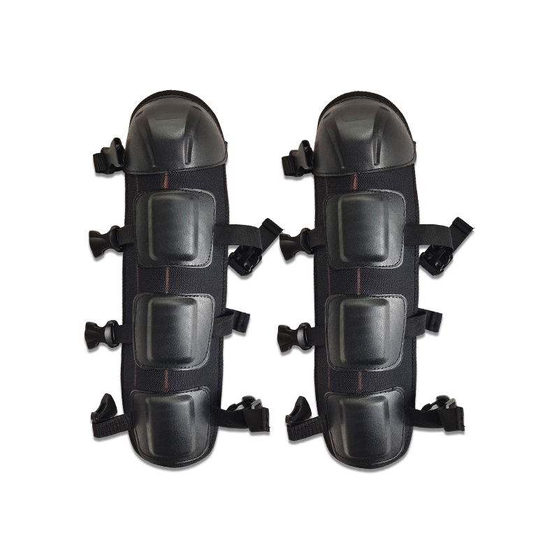 2個入り ブラック レッグプロテクター ハードEVAパッド付 - Knee Guard Hard のレビューと価格