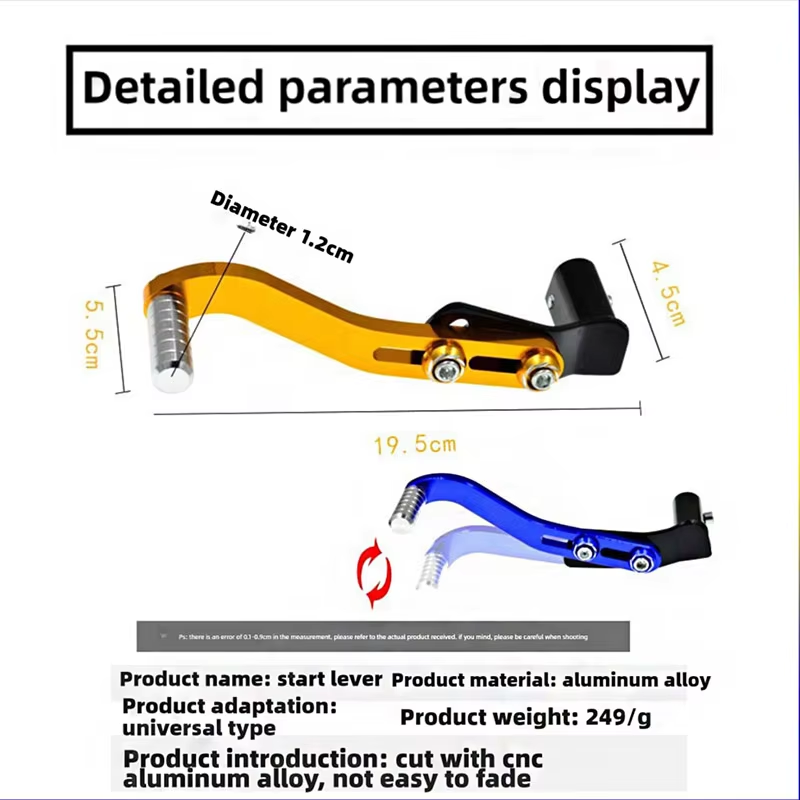 高品質CNCバイクギアシフターアルミ合金キックスタートレバー - Quality Motorcycle Gear のレビューと価格