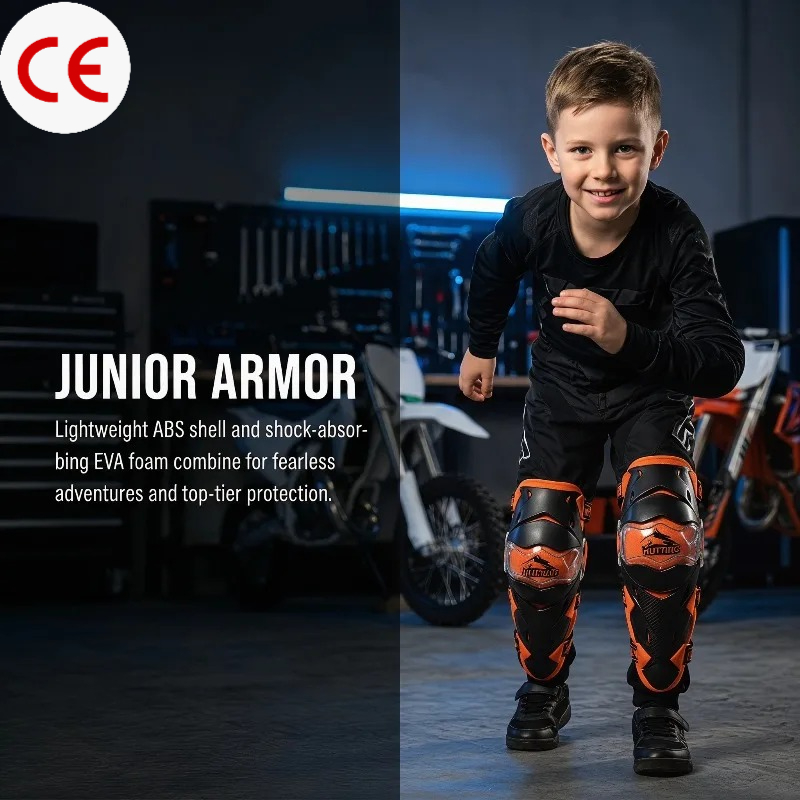 KN01H キッズユースオートバイオフロード膝パッド PP  - Knee Guard Hard のレビューと価格