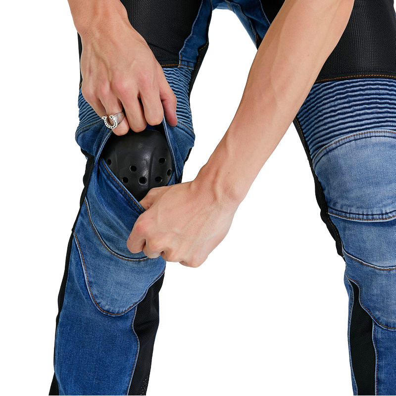 オートバイのパンツ,4ピース,保護服,ランニングパンツ,バイ - Motorcycle Gear Jeans のレビューと価格
