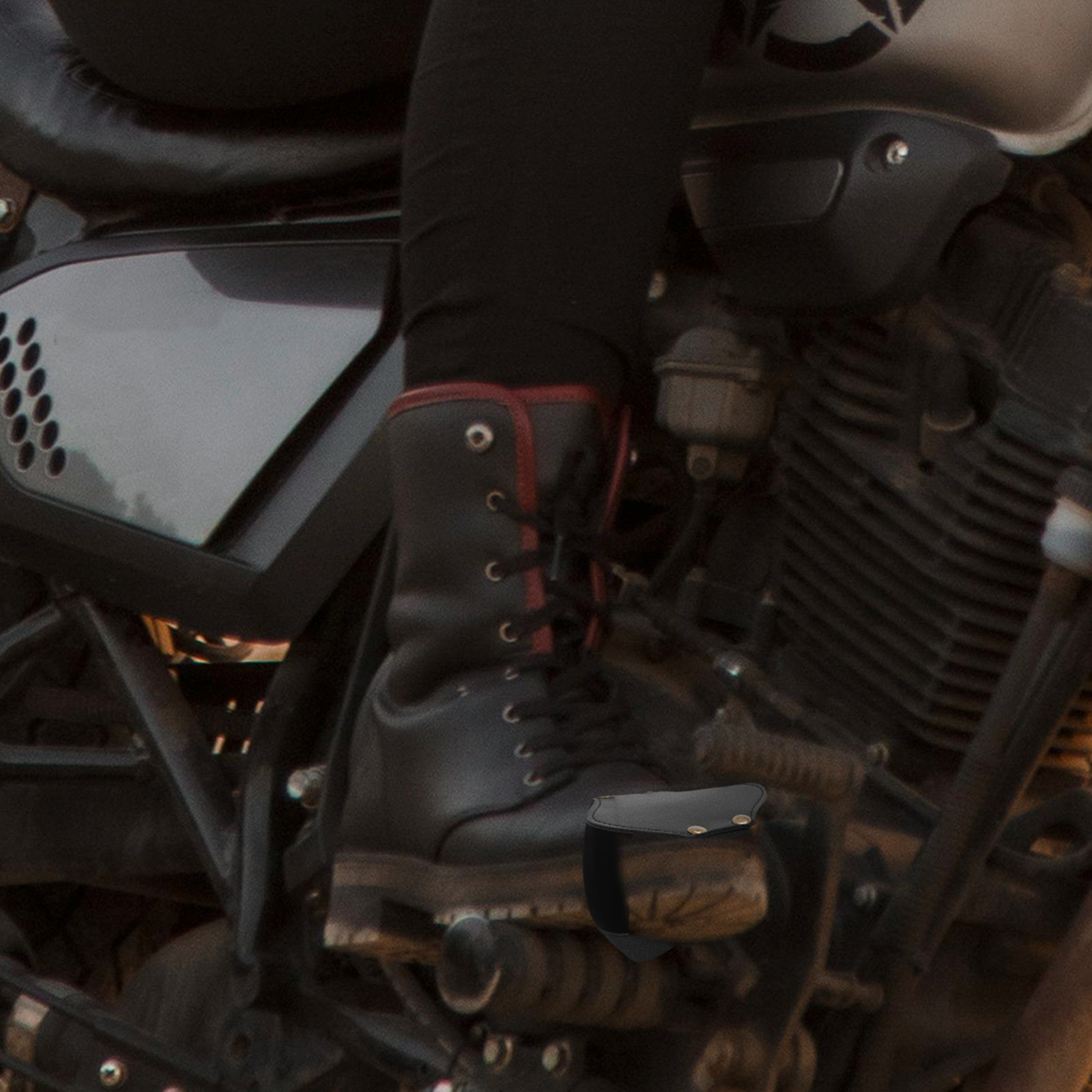 オートバイギアシフトフットプロテクターカバー 防水 軽量 P - Motorcycle Gear Slipping のレビューと価格