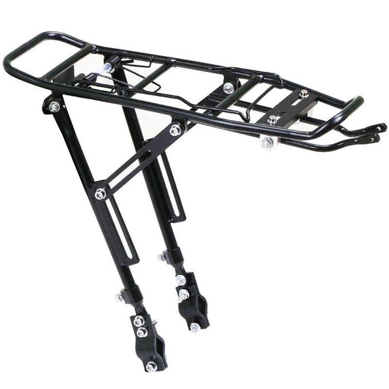 1PC 合金リア自転車ラックキャリアバッグ荷物サイクルマウン - Tail Bag Rack のレビューと価格