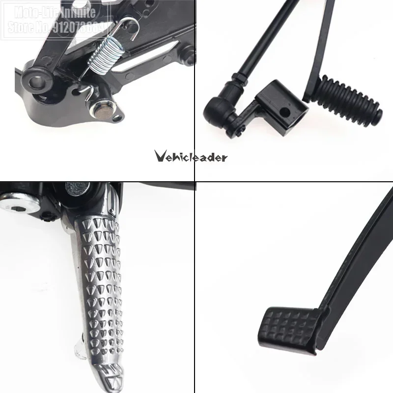 オートバイフロントフットペグオートバイ左フットレストギアシフ - Motorcycle Gear Manufacturers のレビューと価格