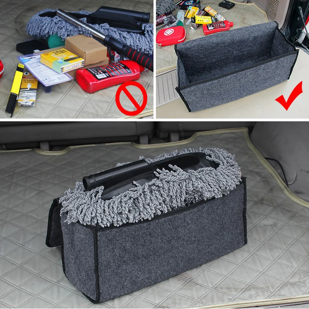 KKJOY フェルト車のトランクオーガナイザー折りたたみ収納 - Tail Bag Rack のレビューと価格