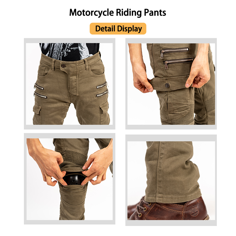 メンズ・レディース スリムフィット ジッパー付きデニム バイ - Motorcycle Gear Jeans のレビューと価格