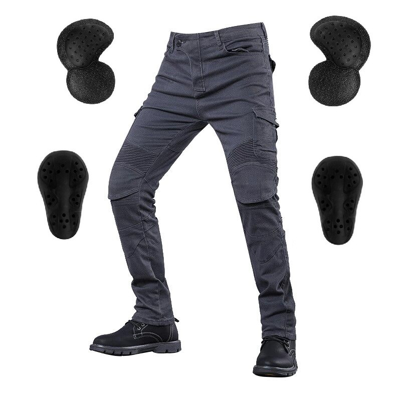 新しいモト機器男性用オートバイパンツパンタロンモトクロスベル - Motorcycle Gear Jeans のレビューと価格