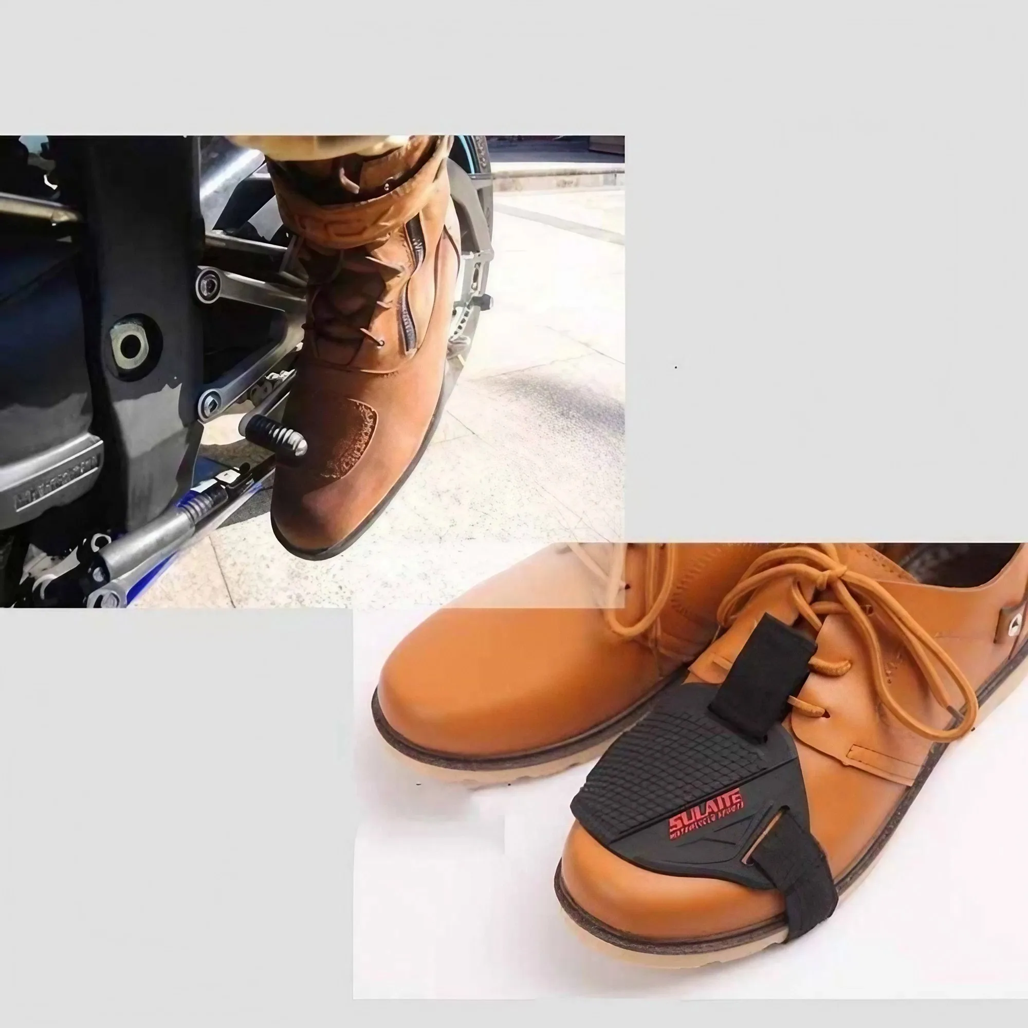 バイク用ラバーギアシフターシューズプロテクター防水滑り止めブ - Motorcycle Gear Slipping のレビューと価格