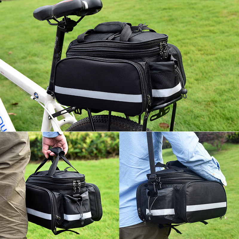 自転車キャリアバッグ大容量マウンテンバイクリアラックバッグポ - Tail Bag Rack のレビューと価格