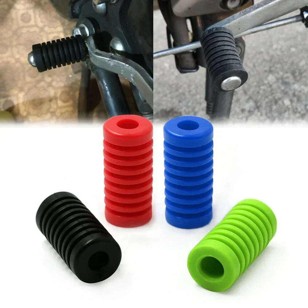 オートバイギア,シフトレバー,ペダル,フットペグパッド,ラバ - Motorcycle Gear Blue のレビューと価格