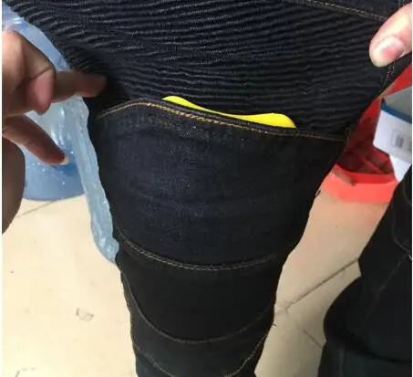 オートバイパンツモトジーンズモトジーンズ男性モトクロスパンツ - Motorcycle Gear Jeans のレビューと価格