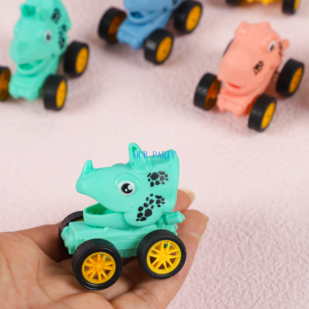 10 個かわいいミニ恐竜プルバック車のおもちゃ子供の誕生日パ - Tail Bag Rack のレビューと価格