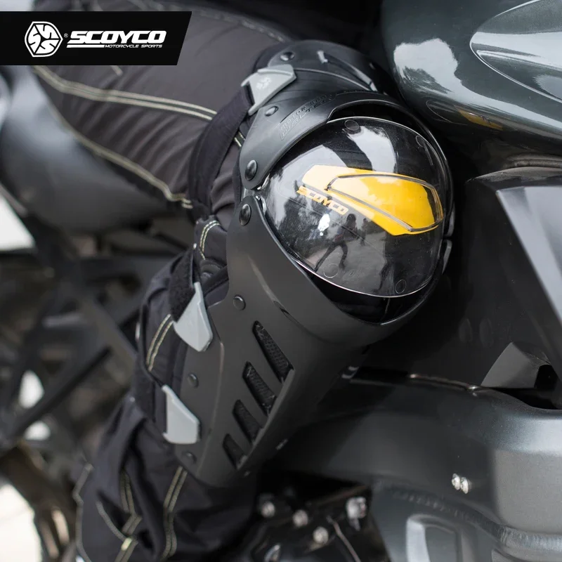 SCOYCO オートバイ膝パッド CE認証 モトクロス シン - Motorcycle Gear Slipping のレビューと価格