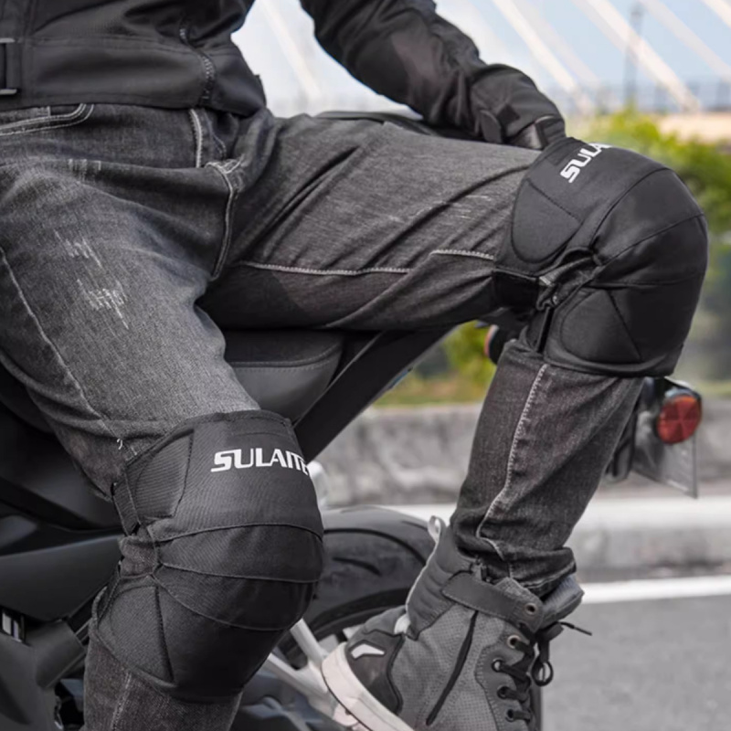 ユニセックス通気性膝ガード オートバイ & MTB フォーシ - Motorcycle Gear Slipping のレビューと価格