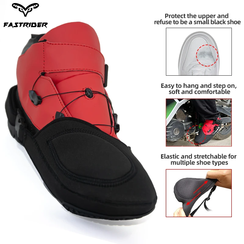 オートバイのギアシフトシューズカバーオートバイのギアシフトパ - Motorcycle Gear Protection のレビューと価格