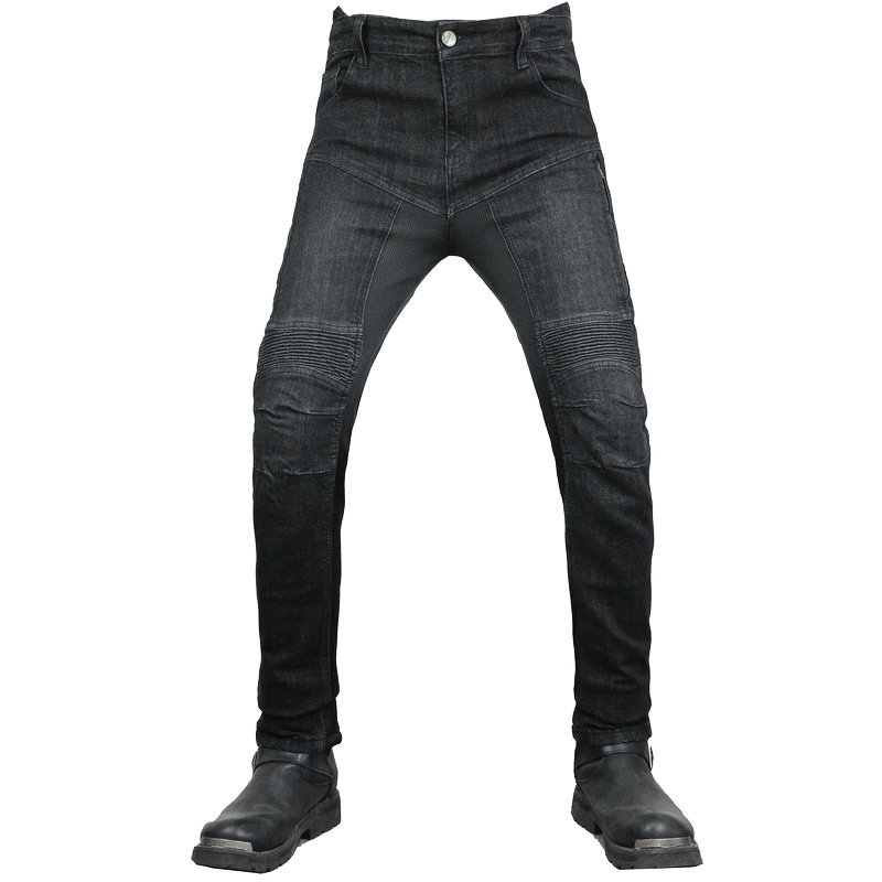 オートバイ用ジーンズ 通気性 ハイウエスト バイク用ライディ - Motorcycle Gear Jeans のレビューと価格