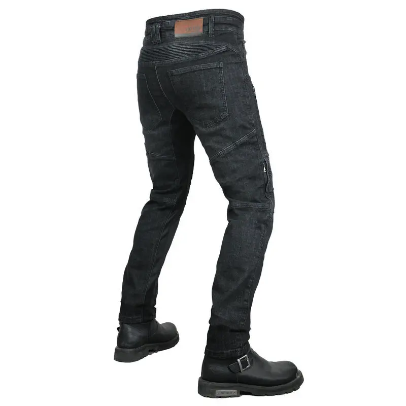 オートバイ用ジーンズ 通気性 ハイウエスト バイク用ライディ - Motorcycle Gear Jeans のレビューと価格