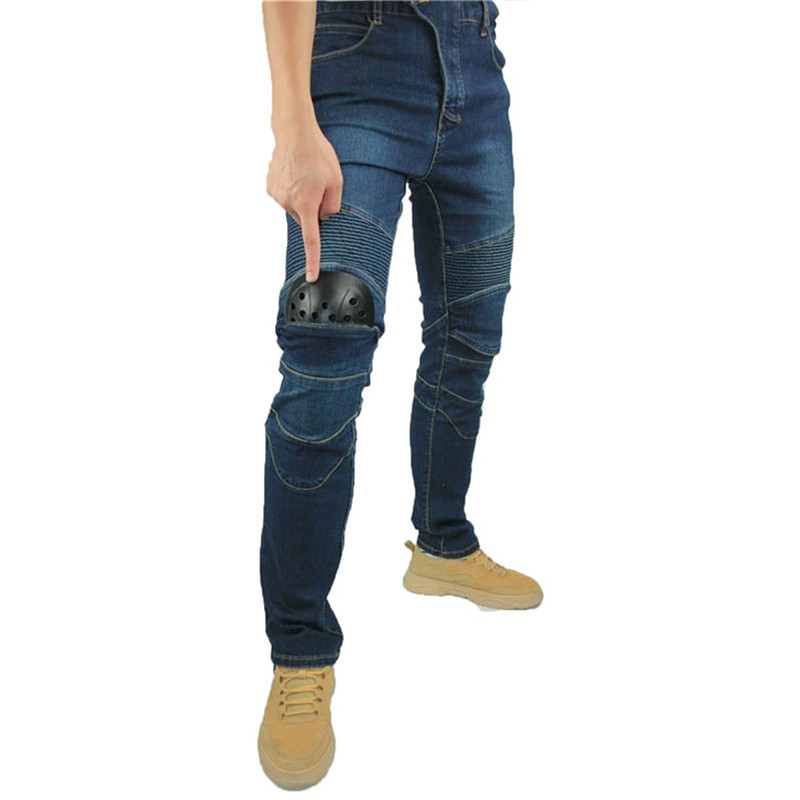 真新しい4シーズンオートバイレジャーモトクロスパンツ屋外乗馬 - Motorcycle Gear Jeans のレビューと価格
