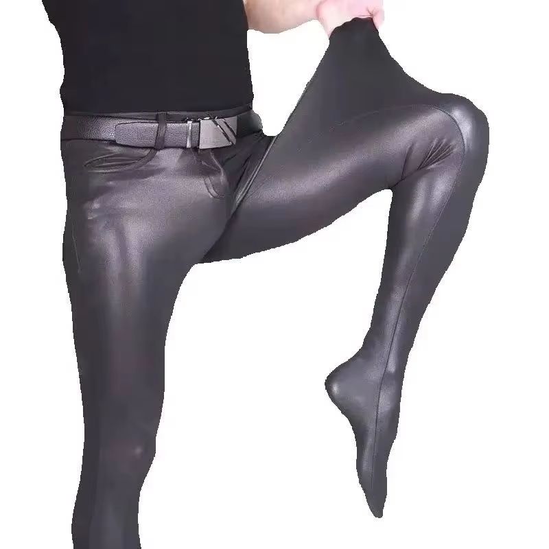 ファッションスキニージーンズセクシーなカジュアルズボン男性ス - Motorcycle Gear Jeans のレビューと価格