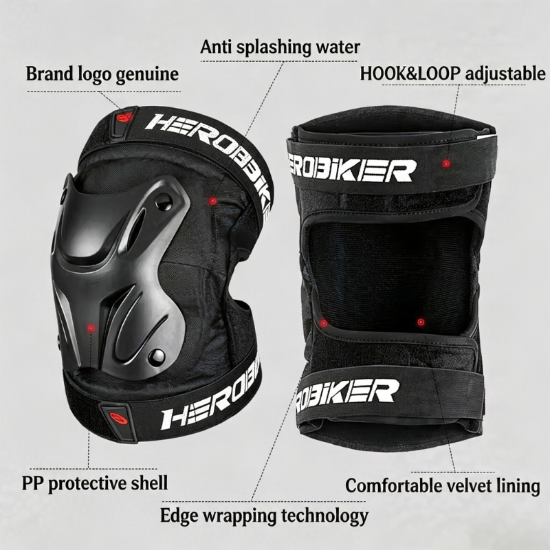 耐衝撃性モトクロス膝肘プロテクター、ハードショックアブソーバ - Knee Guard Hard のレビューと価格