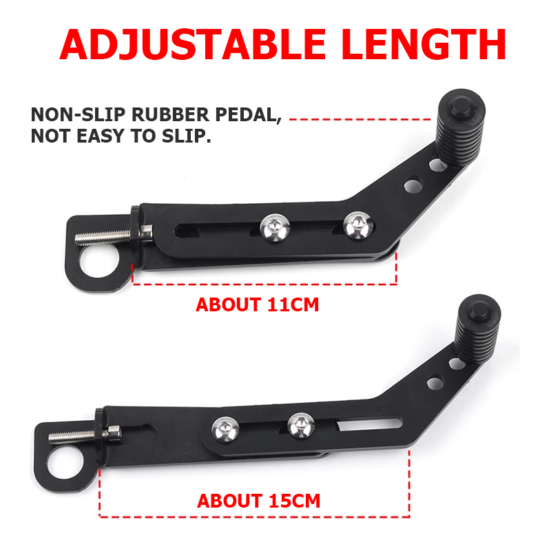 調整可能な長さのリアギアシフター,シフトレバーペダル,オート - Motorcycle Gear Lever Extender のレビューと価格