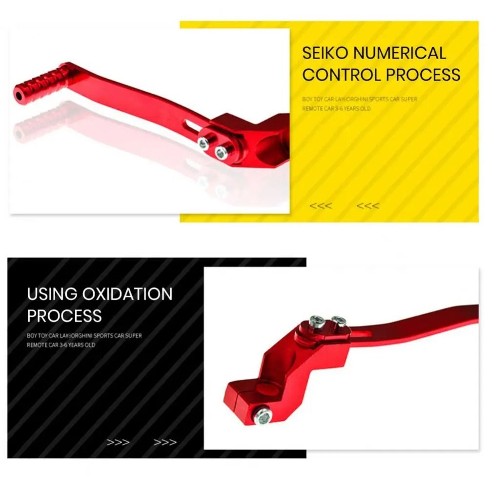 ユニバーサル CNC アルミ製オートバイギアシフトレバー調整 - Motorcycle Gear Lever Extender のレビューと価格